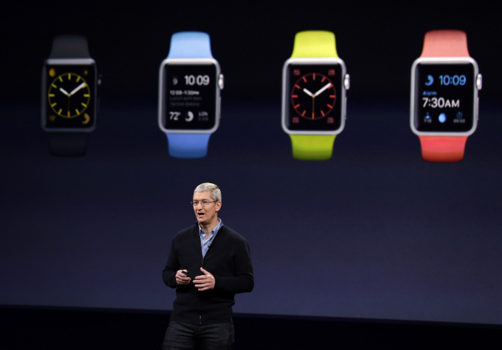 Apple Event <YONHAP NO-0159> (AP)