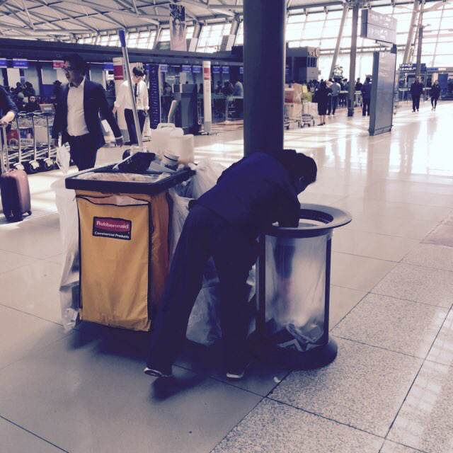 인천국제공항 비정규직 미화근로자