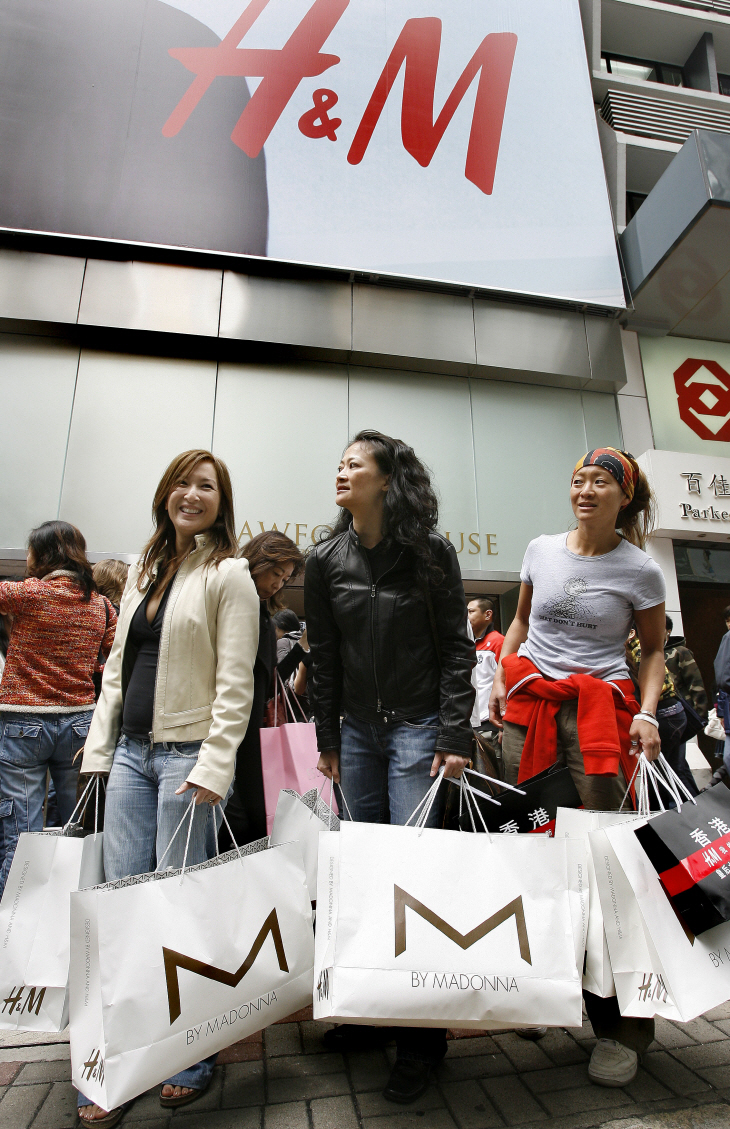 HONG KONG-US-CLOTHING-PEOPLE-MADONNA-OPENING