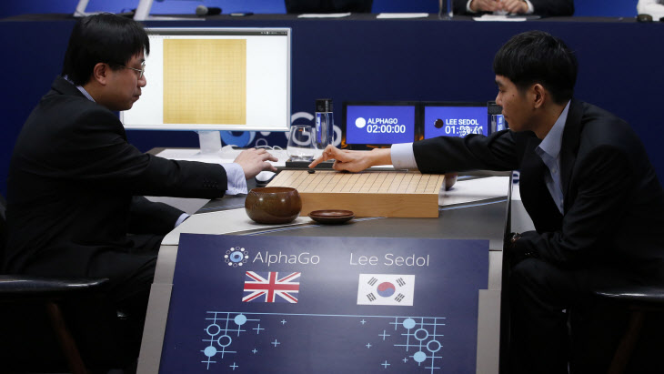 South Korea Game Human vs Computer <YONHAP NO-2243> (AP)