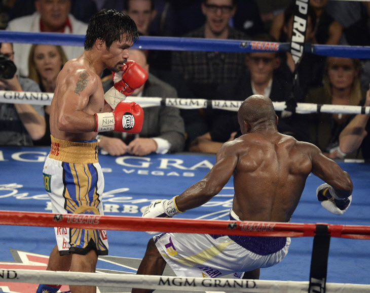 USA BOXING PACQUIAO BRADLEY <YONHAP NO-1085> (EPA)