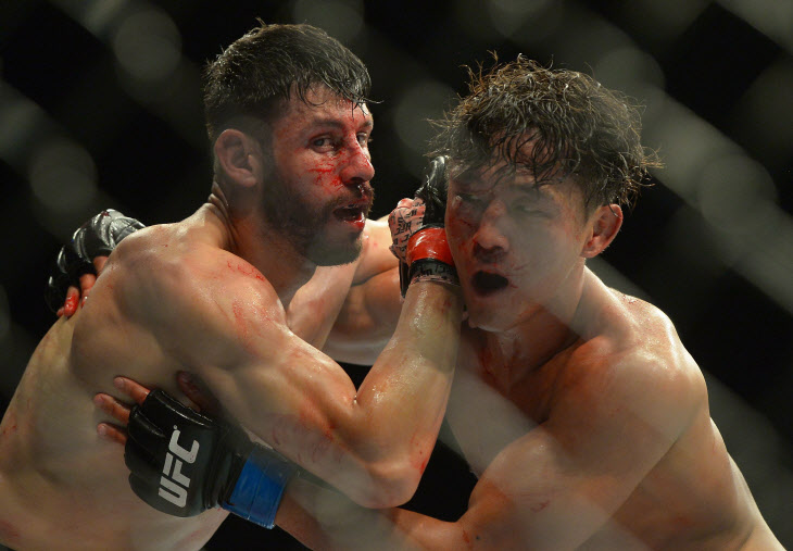 MAR-UFC-SPO-UFC-199:-REYES-V-KIM <YONHAP NO-2572> (AFP)