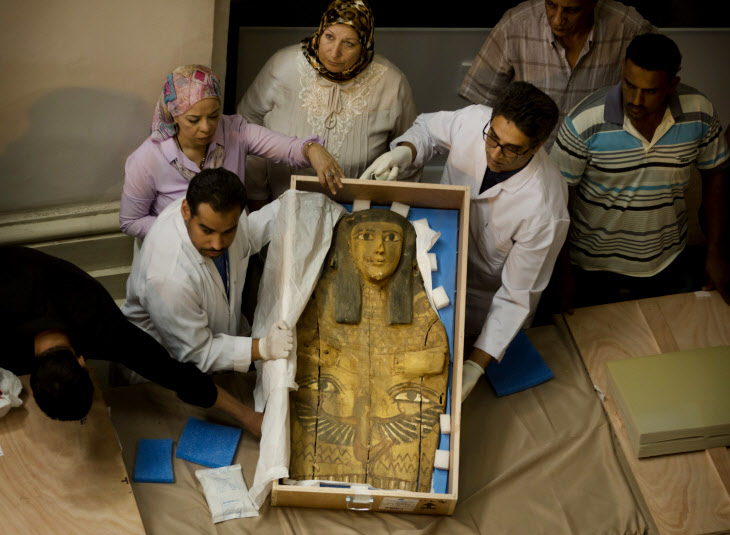 Mideast Egypt Antiquities <YONHAP NO-4260> (AP)