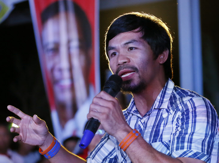 Pacquiao Return Boxing <YONHAP NO-1603> (AP)