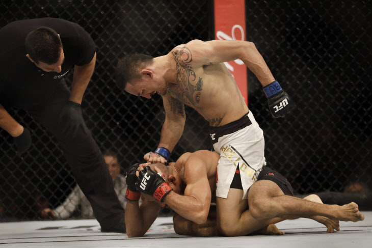 Brazil UFC Mixed Martial Arts <YONHAP NO-3434> (AP)