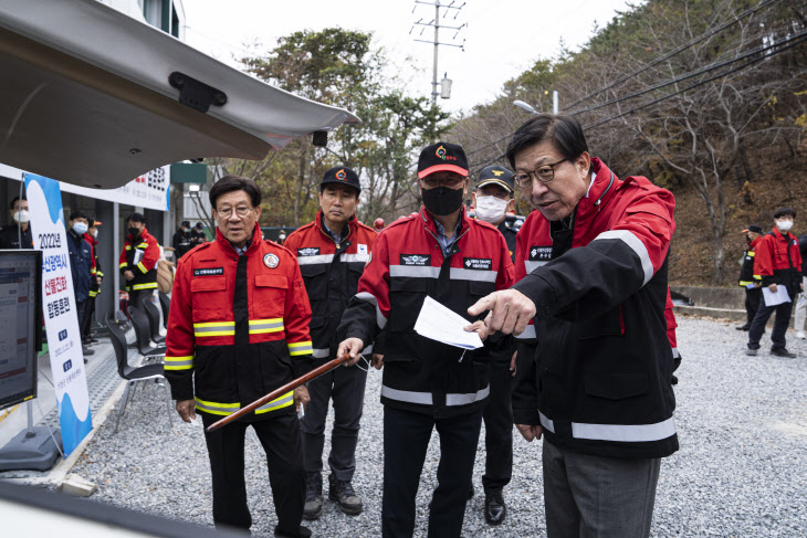 20221122 산불진화 합동훈련(기장군 산불대응센터) 02