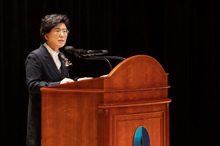 한국가스공사 최연혜 신임 사장의 취임식이 12일 대구 본사 국