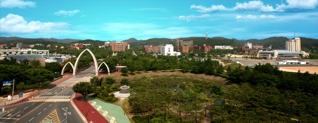 경상국립대학교 전경.