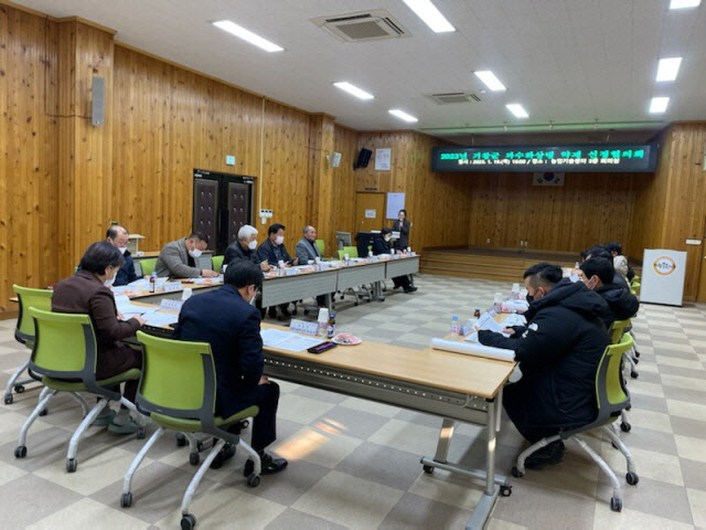 거창군, 과수화상병 약제 선정 협의회 개최