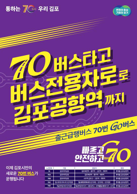 70버스 포스터