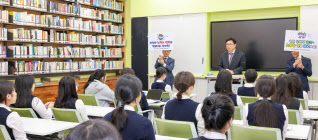 도성훈 인천시교육감, 부평여고 수험생 격려 방문