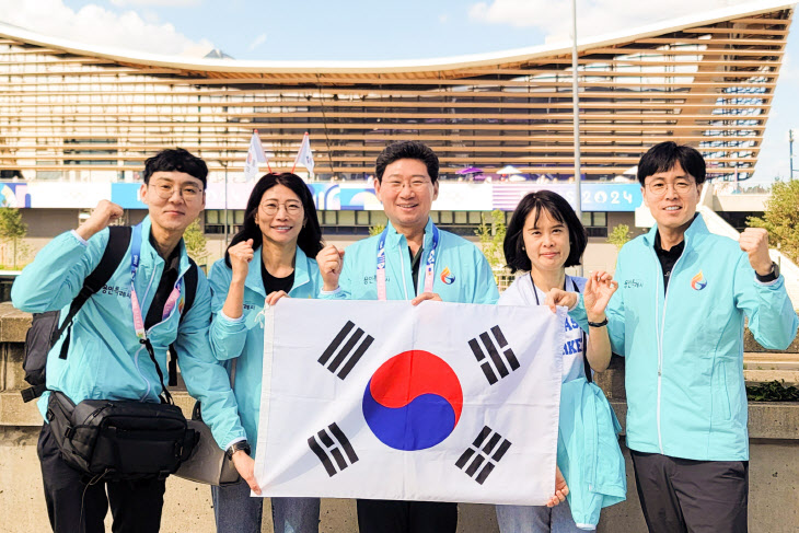 이상일 시장 파리올림픽 김수지 응원