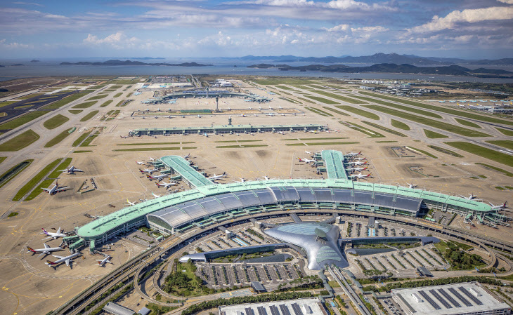 인천공항 전경사진