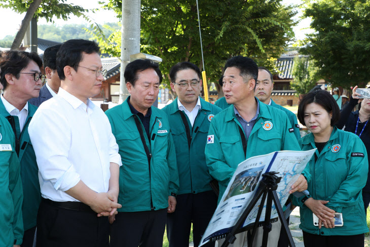 김형동 국회의원과 안동댐 녹조발생현장 방문 (1)