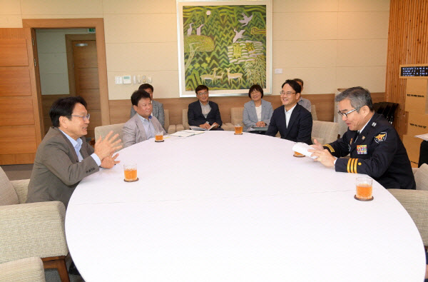 박성주 광주경찰청장 면담