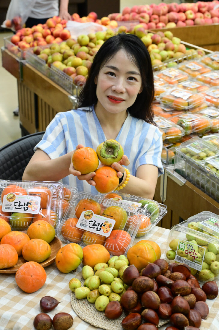 농협유통, 명절 제수용 햇밤·햇대추·햇단감 선봬