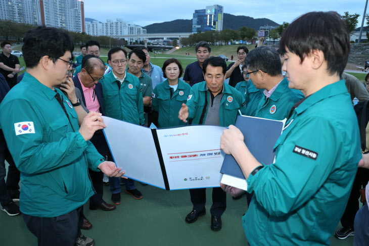 삽량문화축전 행정지원단 현장점검2